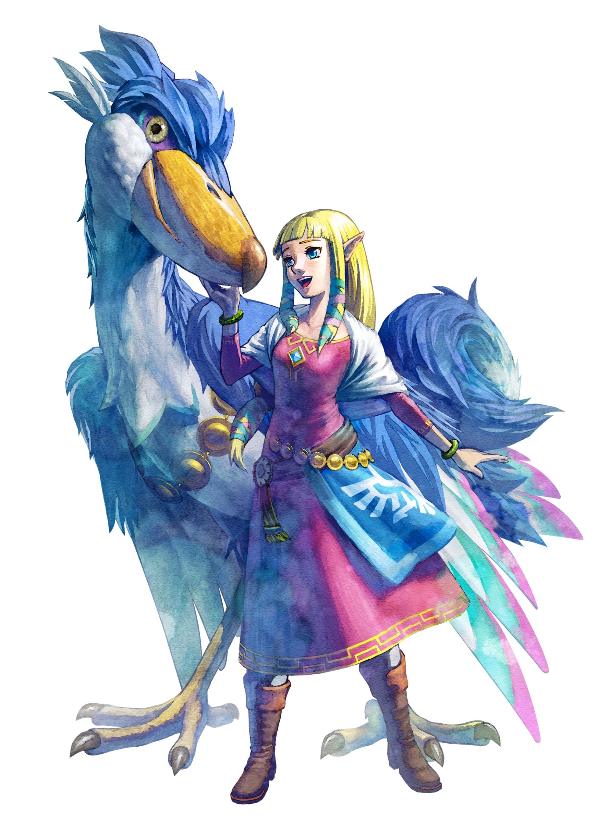 Zelda: Skyward Sword Wallpaper Princess Zelda Bird