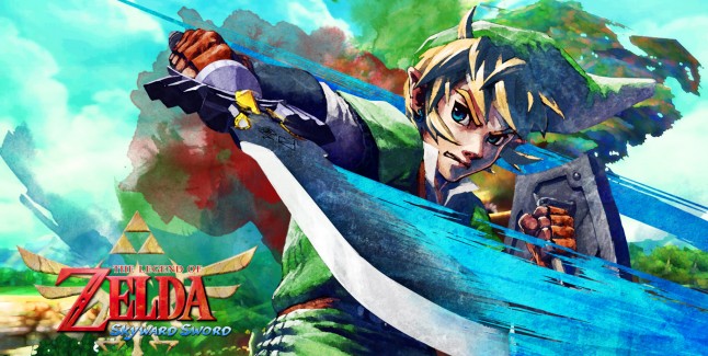 Zelda: Skyward Sword Wallpaper Beautiful Watercolor-style by Arkazain