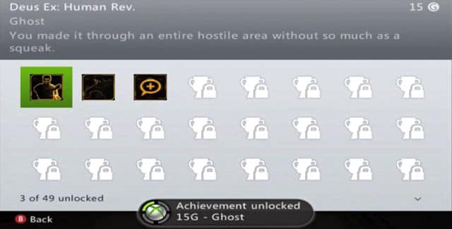 Deus Ex Human Revolution Achievements Unlocked Screenshot