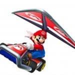 Mario Kart 7 Characters Hang Glider Artwork of Mario
