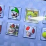 Mario Kart 7 All 8 Characters List Screenshot