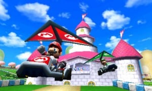 Mario Kart 7 Peach Castle Screenshot