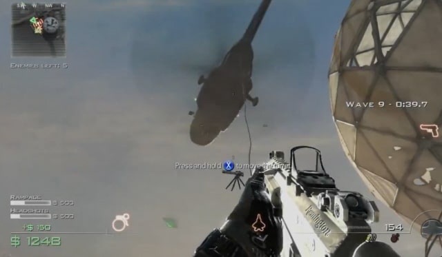 Modern Warfare 3 Screenshot of Spec Ops Survival Mode Gameplay