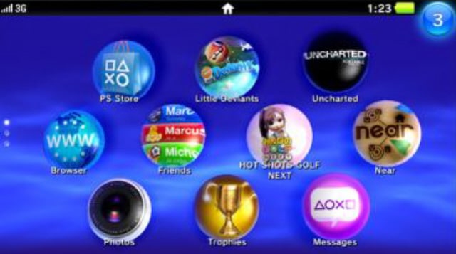 Live Area on PlayStation Vita Screenshot