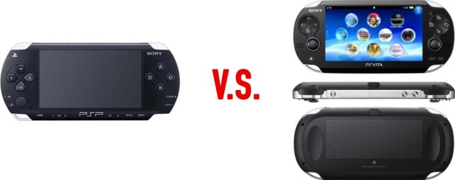 PSP VS PS Vita Comparison Screenshots