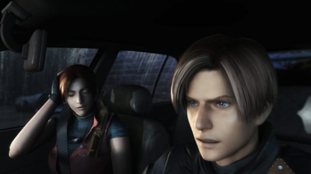 Resident Evil: Operation Raccoon City Screenshot of Claire and Leon from Resident Evil 2