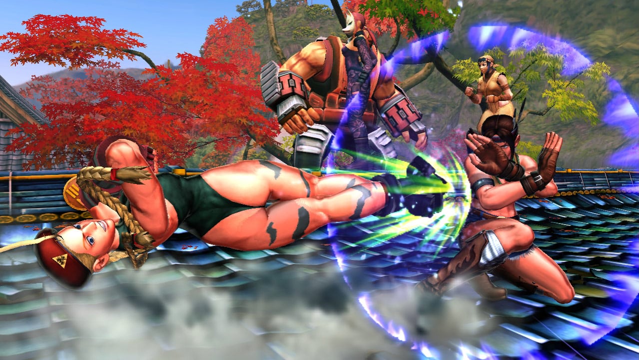 Street Fighter vs Tekken Cammy White Character Screenshot