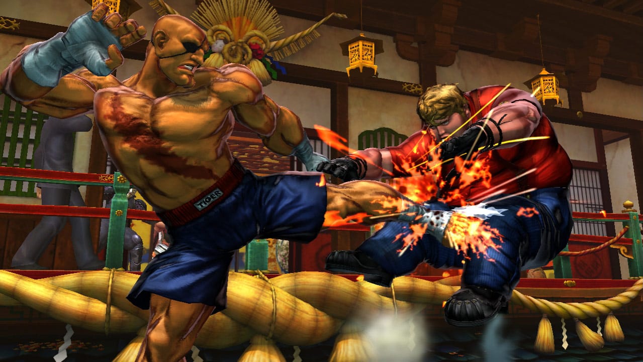 Street Fighter x Tekken Sagat Character Screenshot