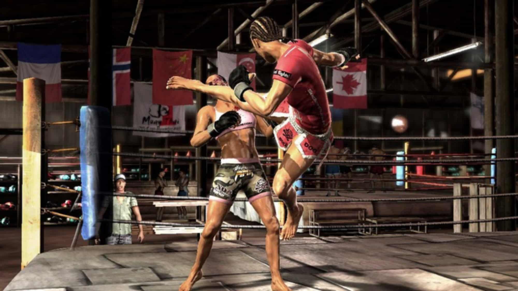 Supremacy MMA Jump Kicking Girl Screenshot