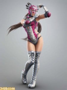 Tekken Tag Tournament 2 Sexy Jaycee (Julia Chang in Luchadora Disguise) Character Artwork