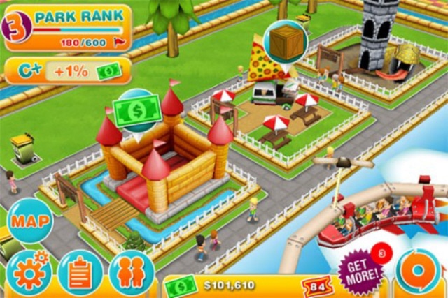 free theme park game download