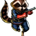 Ultimate Marvel vs Capcom 3 Rocket Raccoon Character Artwork (Marvel)