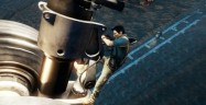 Uncharted 3 Screenshot - Drake Hangs From Plane!