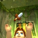 Zelda: Ocarina of Time 3D Screenshot. ITEM GET! Link picks up the Kokori Sword!
