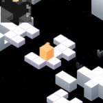 Edge Screenshot. Orange Cube In Space!