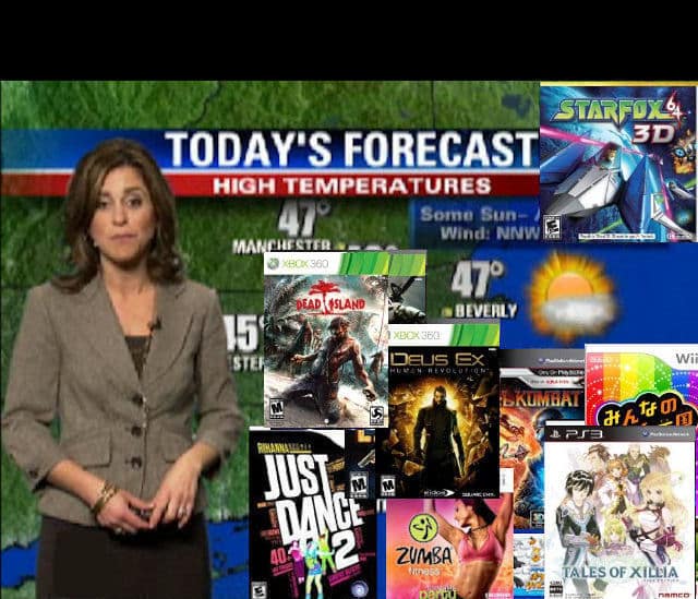 Games Weather Report of Week 37 in 2011