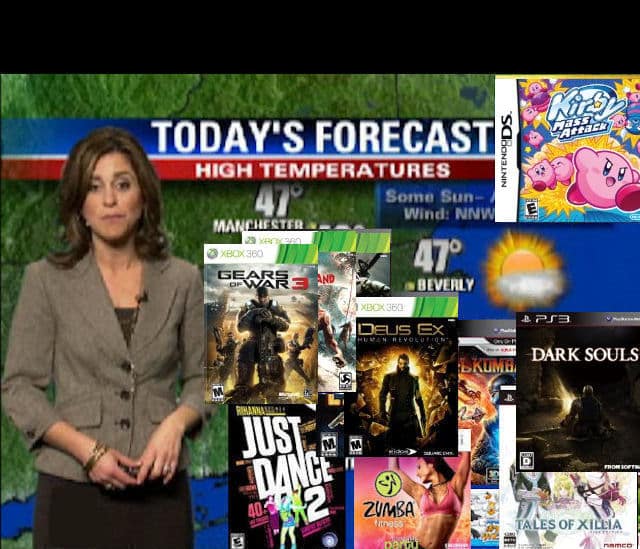 Games Weather Report of Week 38 in 2011