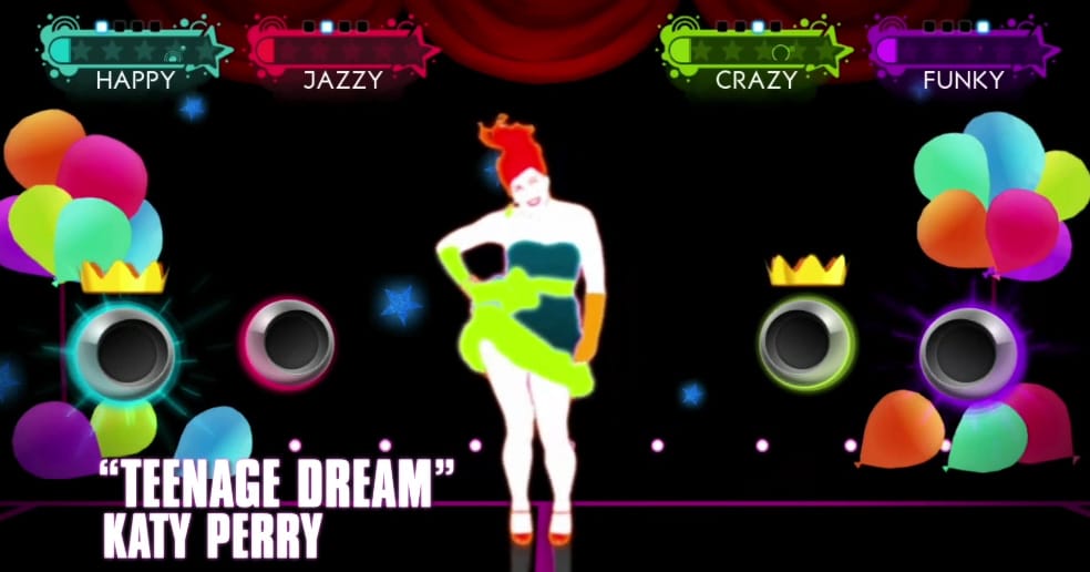 Just Dance 3 Katy Perry Screenshot