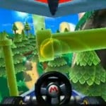 Mario Kart 7 Screenshot of First-Person Gyro Control Mode