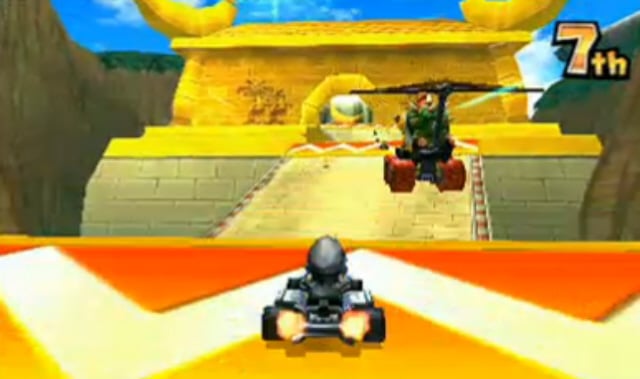 Mario Kart 7 Metal Mario Screenshot of New Playable Character