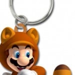 Super Mario 3D Land Tanooki Mario Keychain Pre-Order Goodie From GameStop