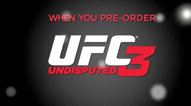 UFC Undisputed 3 Pre-Order Details Screenshot