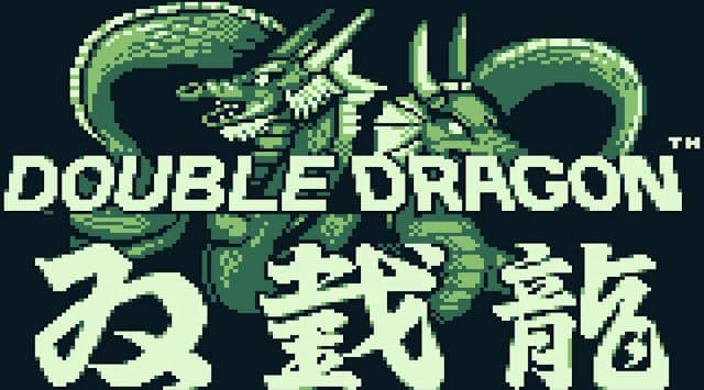 Double Dragon GameBoy title screen