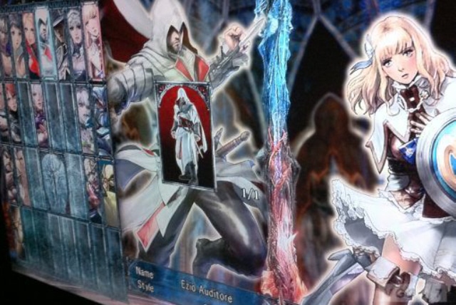 Ezio Soul Calibur 5 Character Select Screenshot