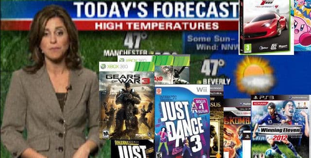 Games Weather Report of Week 41 in 2011