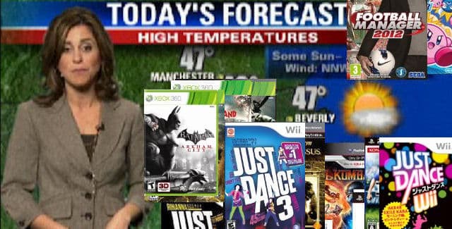 Games Weather Report of Week 42 in 2011