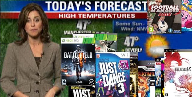 Games Weather Report of Week 43 in 2011