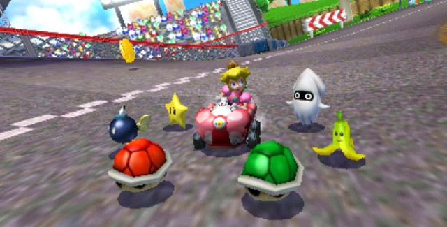 Mario Kart 7 Features and Power Ups Screenshot