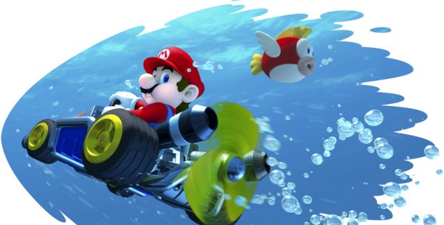 Mario Kart 7 Unboxing Art of Underwater Mario!