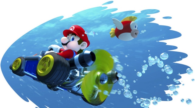 Mario Kart 7 Unboxing Art of Underwater Mario!