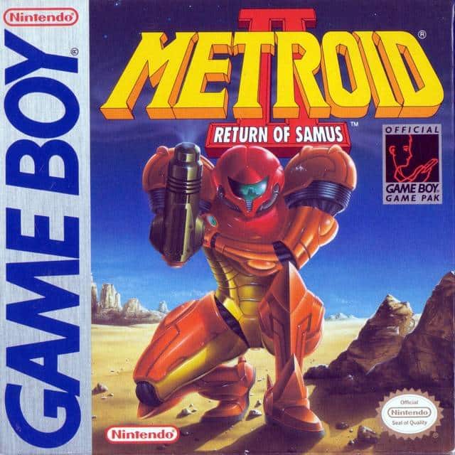 Metroid II: Return of Samus Game Boy boxart