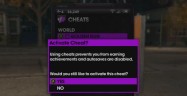 Saints Row: The Third cheat codes menu screenshot