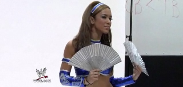 WWE Diva Kitana of Mortal Kombat Halloween 2011