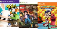 On Xbox Live Lego Harry Potter: Years 5-7 & Rabbids Demos, BurgerTime on Arcade
