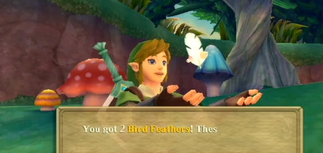 The Legend of Zelda: Skyward Sword Bird Feather Screenshot
