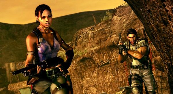 Resident Evil 5 Screenshot Chris and sheva