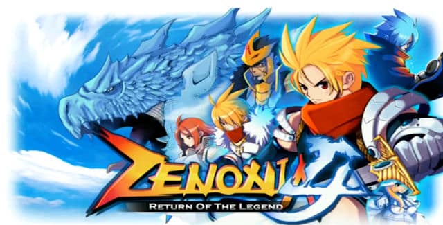 Zenonia 4 title screen artwork