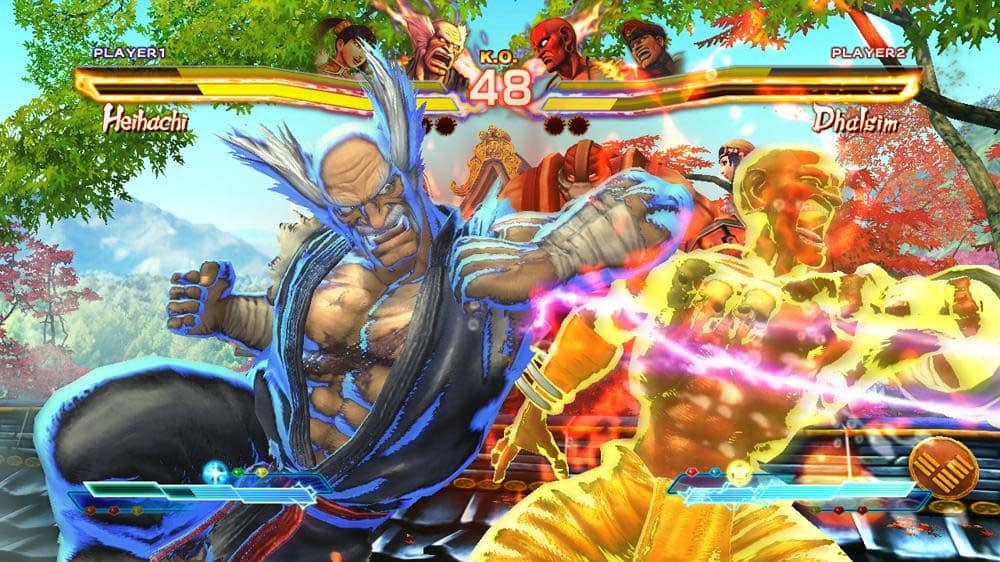 M. Bison & Xiaoyu in Street Fighter x Tekken screenshot
