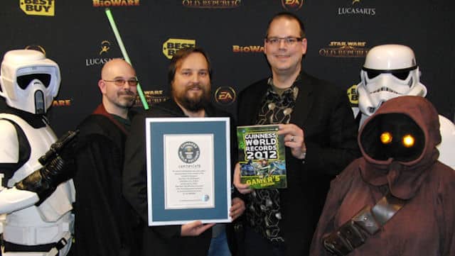 Star Wars: The Old Republic voice acting Guinness award