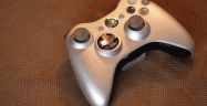 Video Game Xbox 360 controller powering on