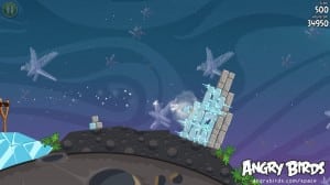 Angry Birds Space Ice Bird Screenshot