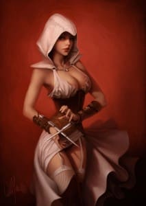 Female Assassin Artwork Assassin's Creed