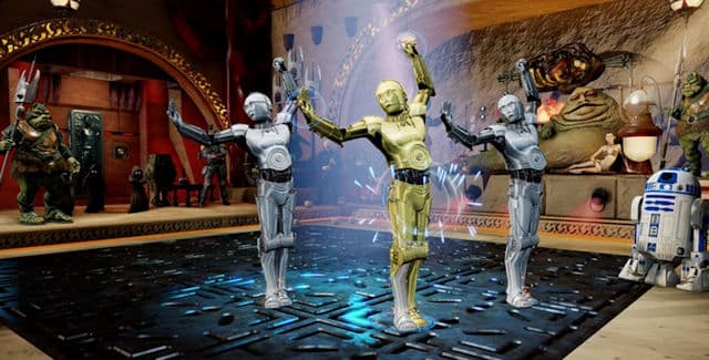 Kinect Star Wars Achievements Dancing Screenshot