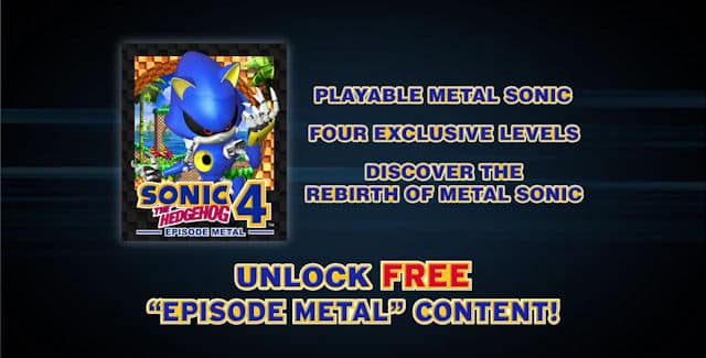 Metal Sonic Unlockable In Sonic The Hedgehog 4: Episode 2