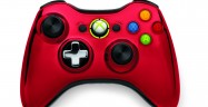Xbox 360 Chrome Controller Red Color