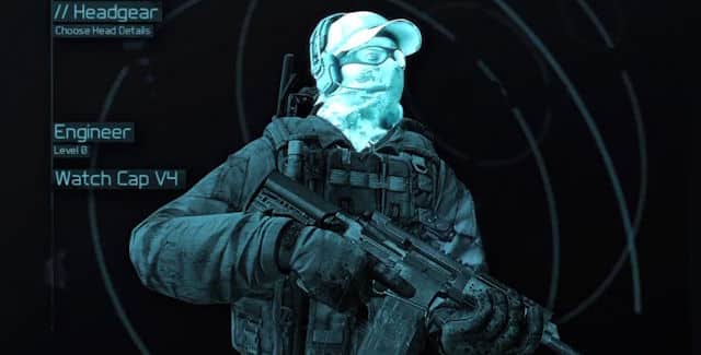 Ghost Recon: Future Soldier customize headgear